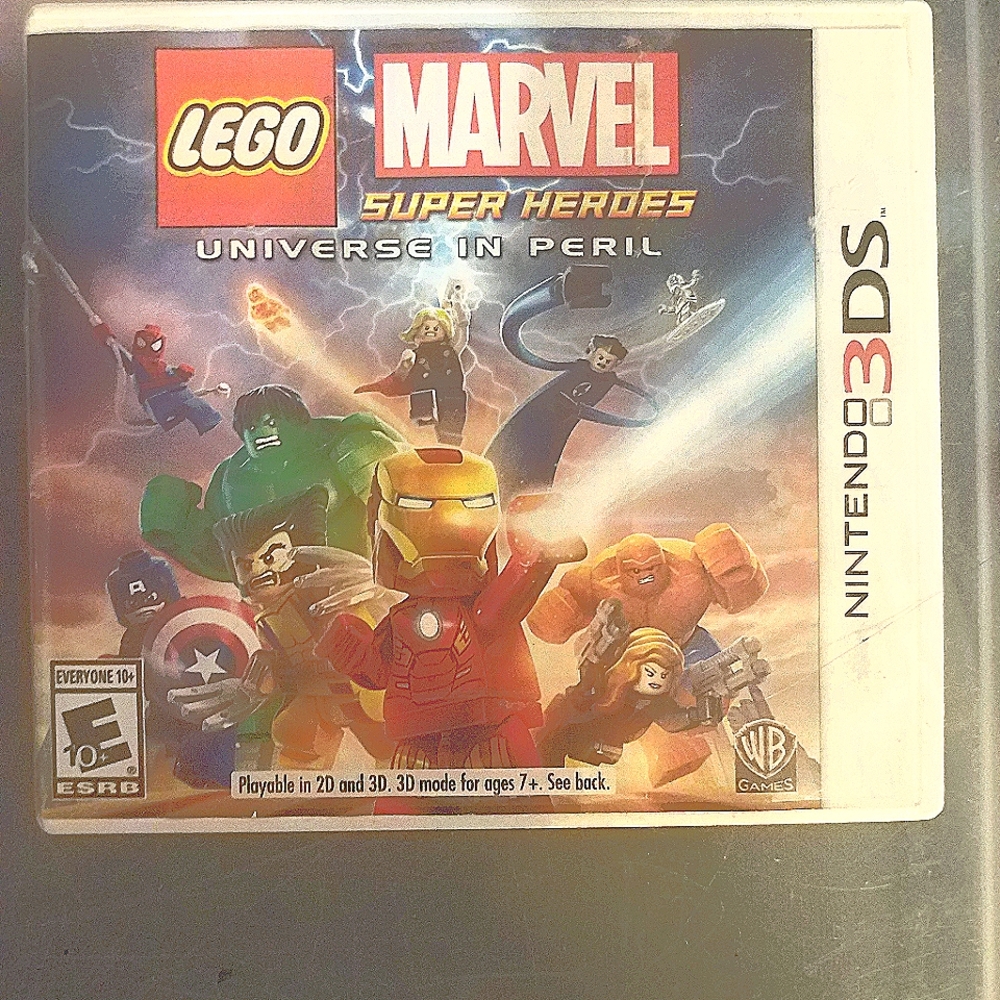 Nintendo 3DS LEGO Marvel Super Heros Universe In Peril game